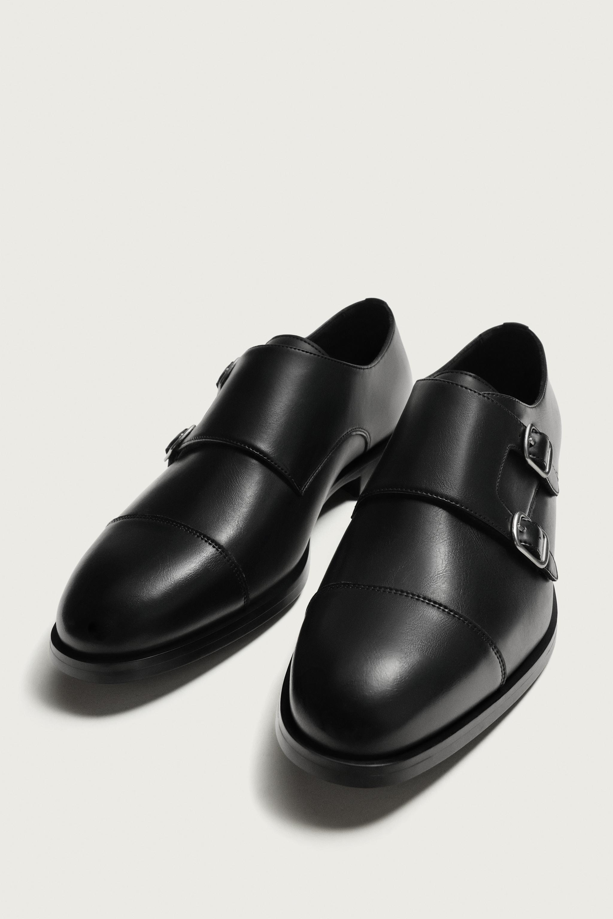 DOUBLE BUCKLE DRESS SHOES